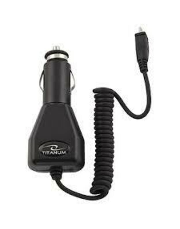 TITANUM TZ102 - Automobilinis įkroviklis MicroUSB | DC 12/24V | 5V | 800mAh 
