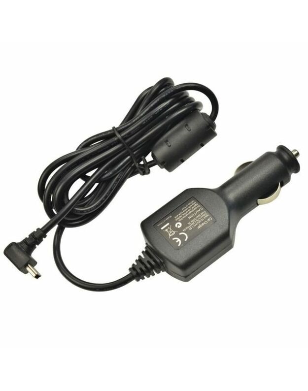 Automobilinis įkroviklis Garmin GPS originalus  mini usb 12-24V 