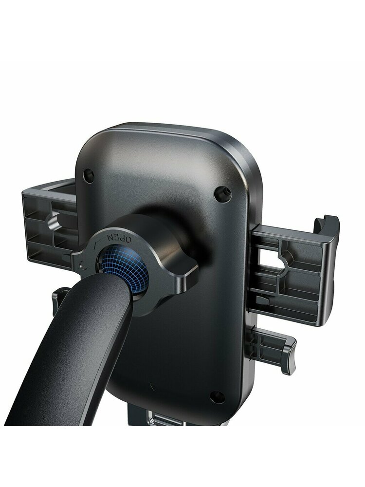 Juodas automobilinis telefono laikiklis Joyroom JR-OK6 (windshield)