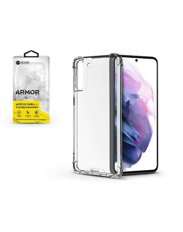 Armor Jelly Case Samsung Galaxy S21 Plus 5G Roar dangtelis TPU skaidrus