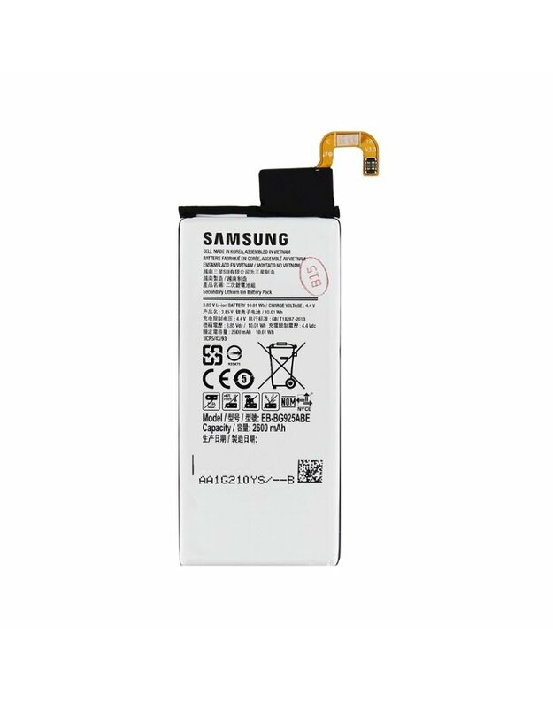 Telefono baterija Samsung EB-BG925ABE Origina Battery G925F Galaxy S6 Edge Li-Ion 2600mAh