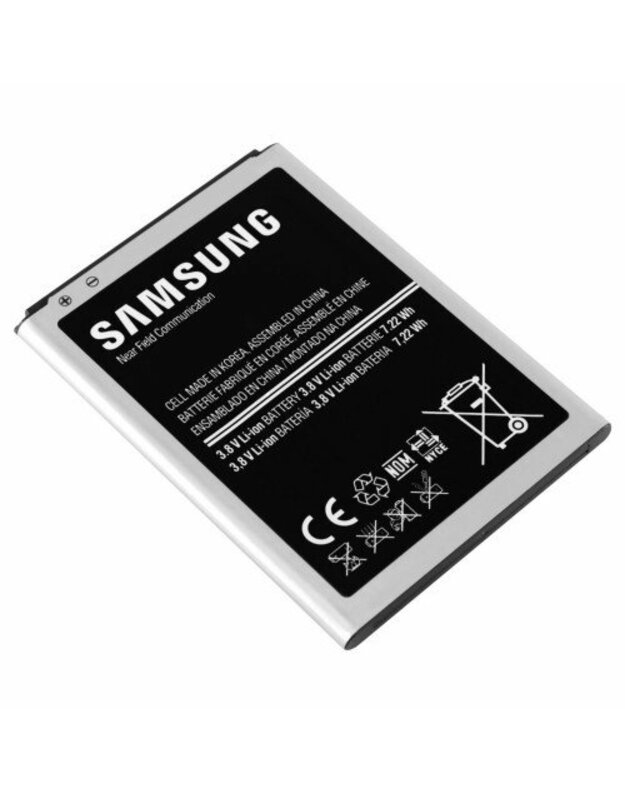 Telefono baterija Samsung originali i9190 / i9195 S4 mini 1900mAh B500AE (3 kontaktai) 