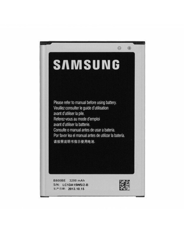 Telefono baterija N9000, N9002, N9005 Samsung EB-B800BE N9005 Galaxy Note 3 Li-Ion 3200mAh 