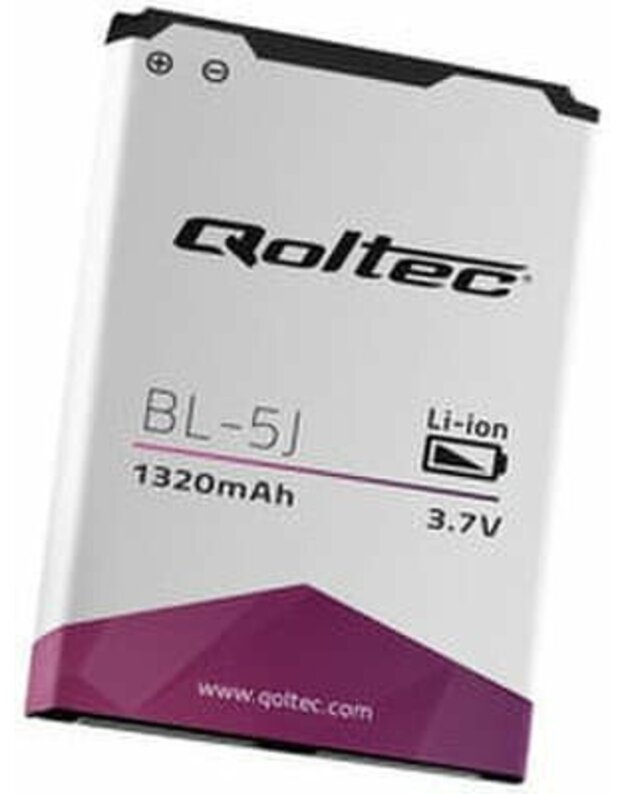 Telefono baterija Qoltec Nokia BL-5J | 5800 | XM | 5235 | 1320mAh