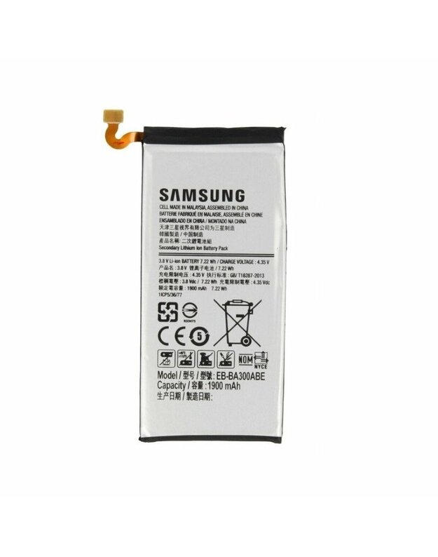 Telefono baterija originali Samsung skirta A300 Galaxy A3, Li-Ion 1900mAh