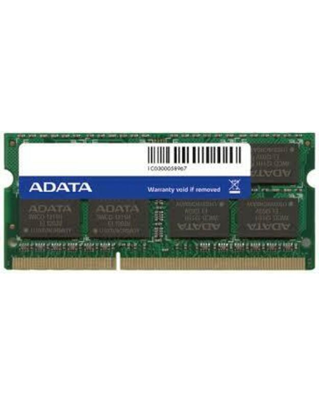 ADATA SODIMM, 4GB, DDR3, 1600MHz, CL11, Single Stick, Retail