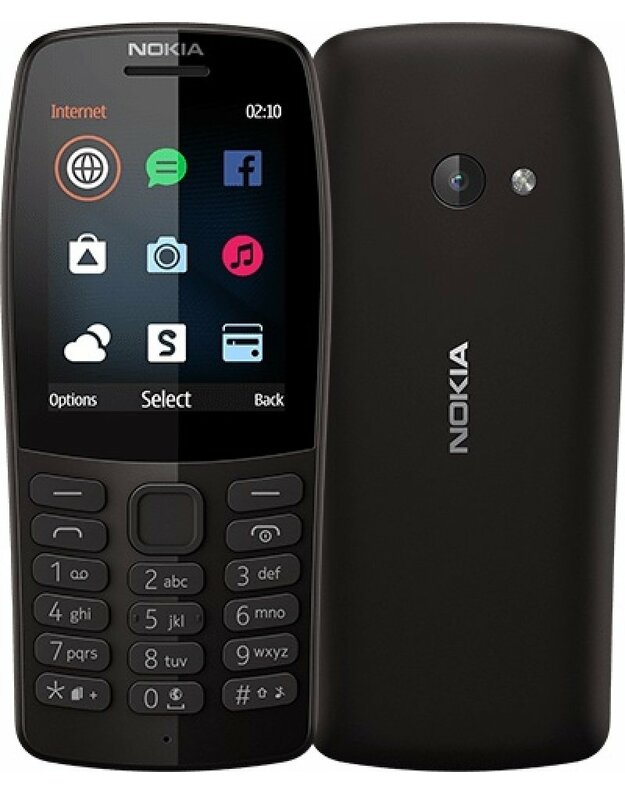 Nokia 210 Dual Black mobilusis telefonas