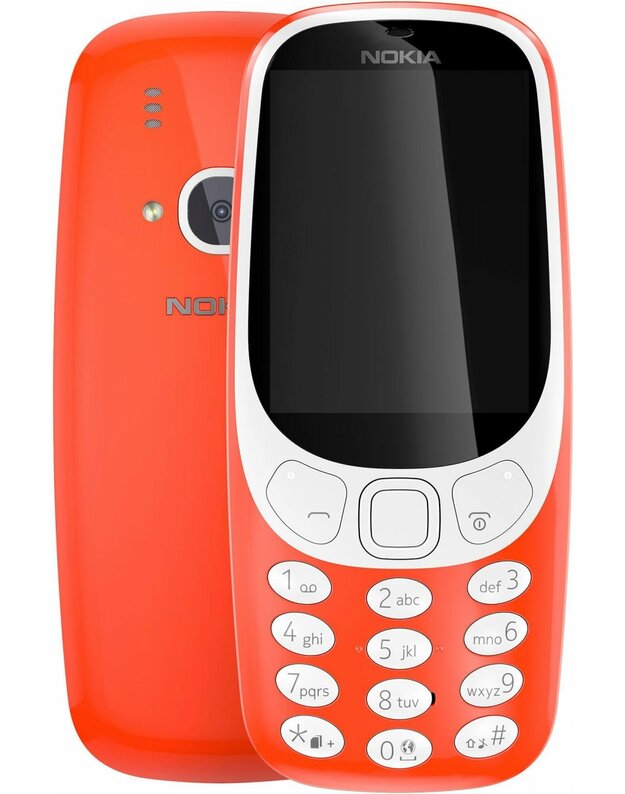 Nokia 3310 (2017) Dual Warm Red mobilusis telefonas