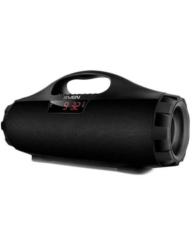 Speaker SVEN PS-460, black (18W, Bluetooth, FM, USB, microSD, LED-display, 1800mAh