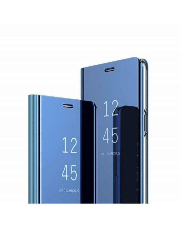 „Clear View“ „Samsung G980 Galaxy S20“ (6.2) mėlynas šoninis išmanusis dėklas