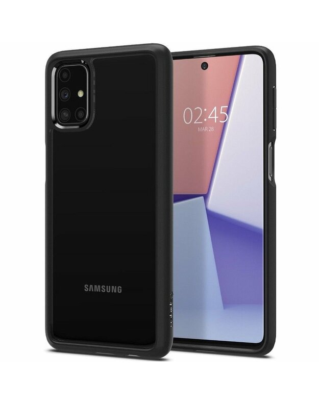 SPIGEN Ultra Hybrid skirtas SAMSUNG M31S matinis juodas