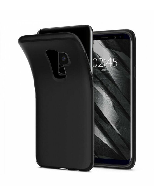 Galiniai dangteliai, Silikoniniai MATT Xiaomi Redmi Note 9s, Note 9 Pro, Note 9 Pro MAX, Juodas matinis