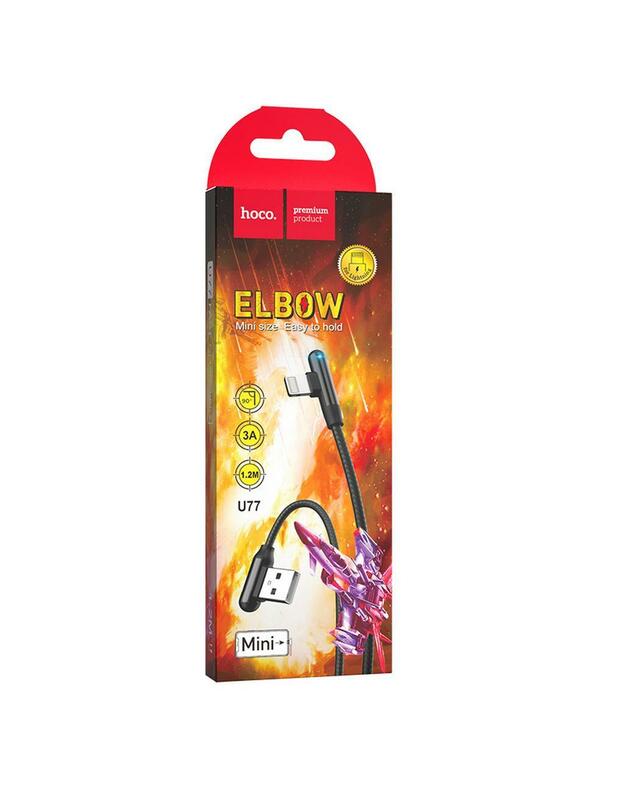 Hoco“ laidas „Elbow Lightning 8-PIN U77 Black 