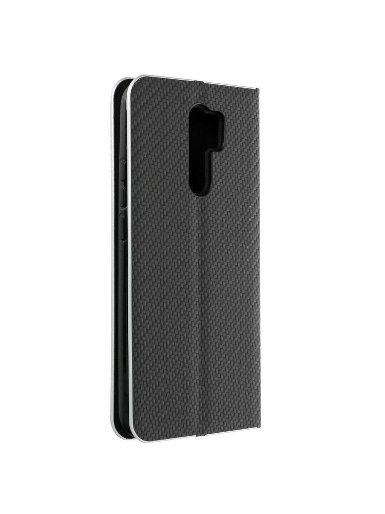 „Forcell LUNA Book Carbon“ dėklas, skirtas SAMSUNG Galaxy A42 5G juodas