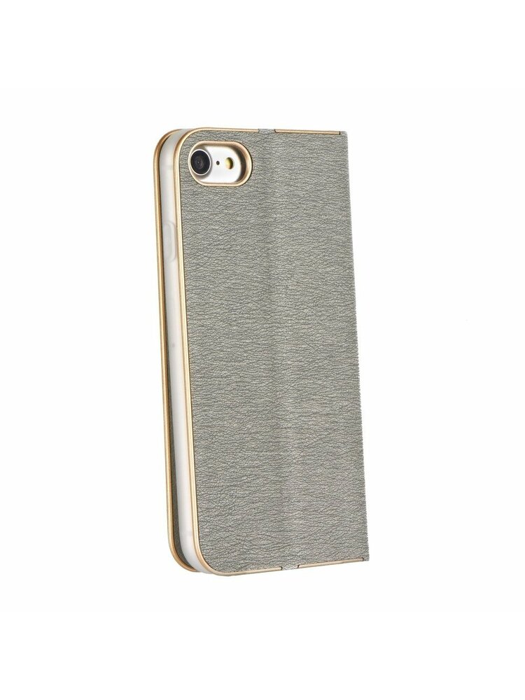 „Forcell“ dėklas „LUNA Book Gold“, skirtas Samsung Galaxy A42 5G sidabras