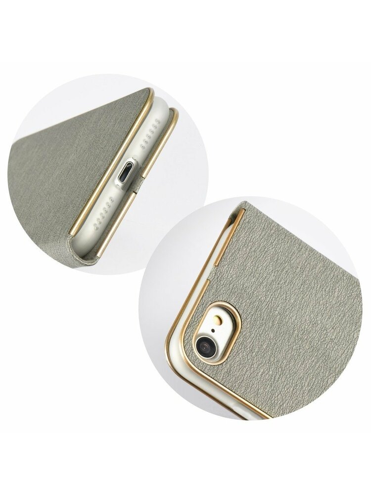 „Forcell“ dėklas „LUNA Book Gold“, skirtas Samsung Galaxy A42 5G sidabras