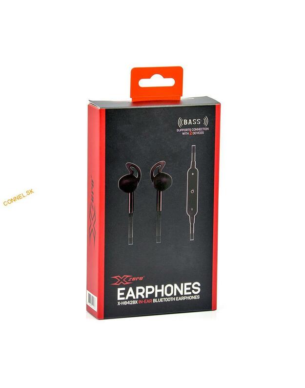 „XZero Bluetooth“ ausinės su ausimis - juodos