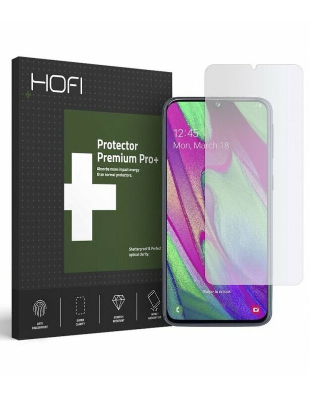 Apsauginis grūdintas stiklas Samsung Galaxy A40 telefonui "HOFI Glass Pro+"