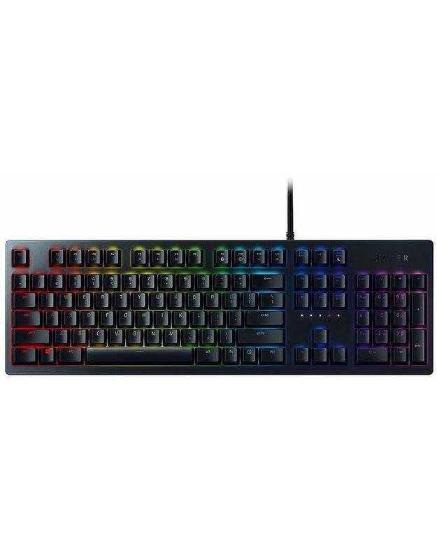 Opto-Mechaninė žaidimų klaviatūra Razer Huntsman, Chroma, US išdėstymas