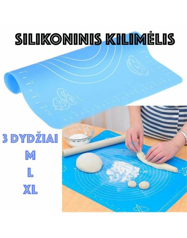 Silikoninis Nelimpantis Kilimėlis  L: 64X45 CM.
