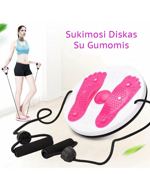 Sukimosi Diskas Su Gumomis "Twister Trimmer"