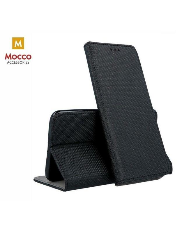 Mocco Smart Magnet Book Case For Huawei Y5 (2019) Juodas