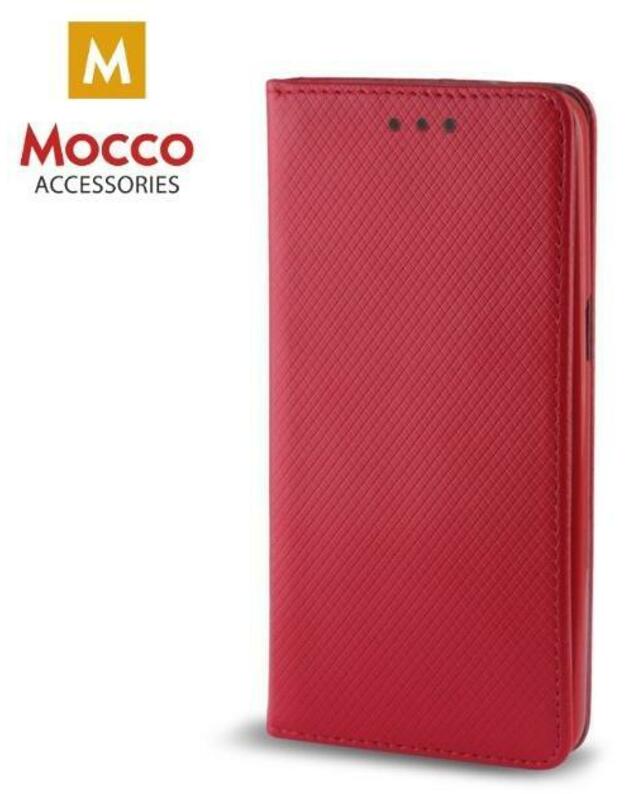 Mocco Smart Magnet Book Case For Xiaomi Redmi 4X Raudona