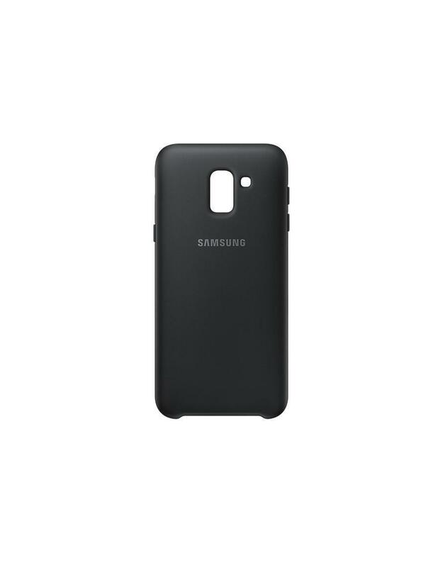 Galaxy J6 dviejų sluoksnių dėklas (Juodas)Galaxy J6 dviejų sluoksnių dėklas (Juodas)