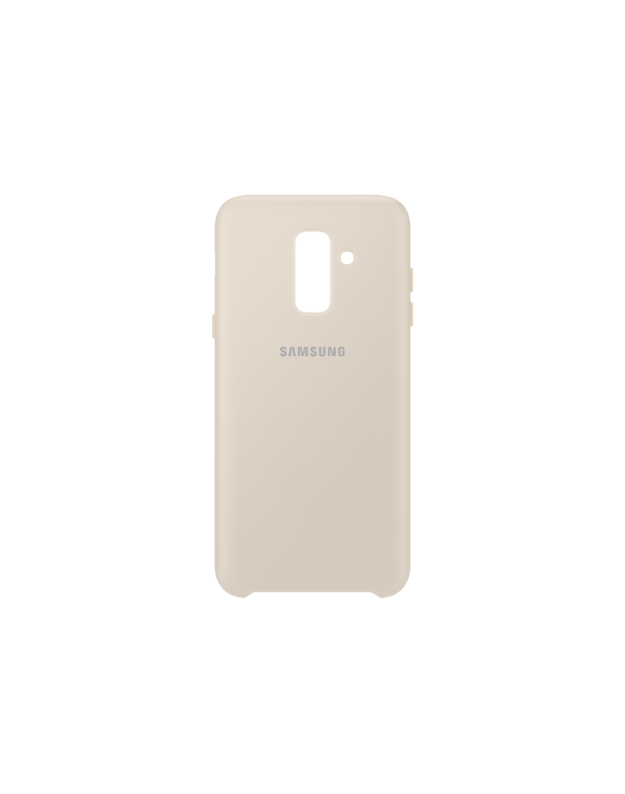 Samsung Galaxy A6+ (2018) dėklas Dual Layer (Auksinis) PA605CFE