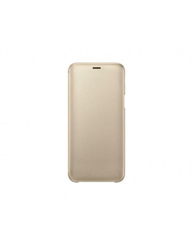 Samsung Galaxy J6 (2018) dėklas - piniginė (Auksinis) WJ600CFE