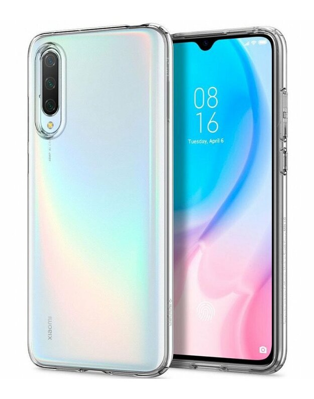 Skaidrus dėklas Xiaomi Mi 9 telefonui "Spigen Liquid Crystal"