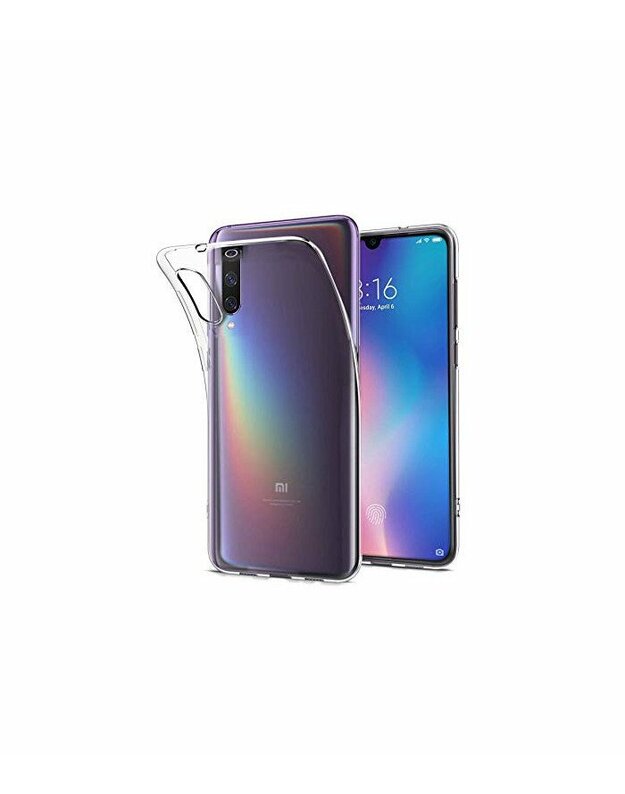 Skaidrus silikoninis dėklas Xiaomi Mi 9 Pro telefonui "Clear"