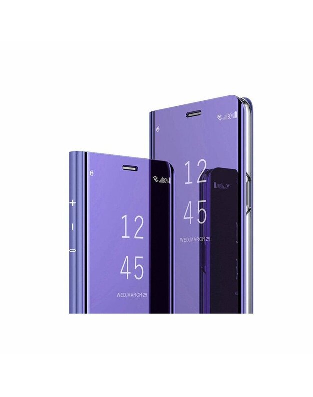 „Mocco Clear View“ dangtelis, skirtas „Samsung Galaxy S20“ / „Samsung Galaxy S11e Purple“