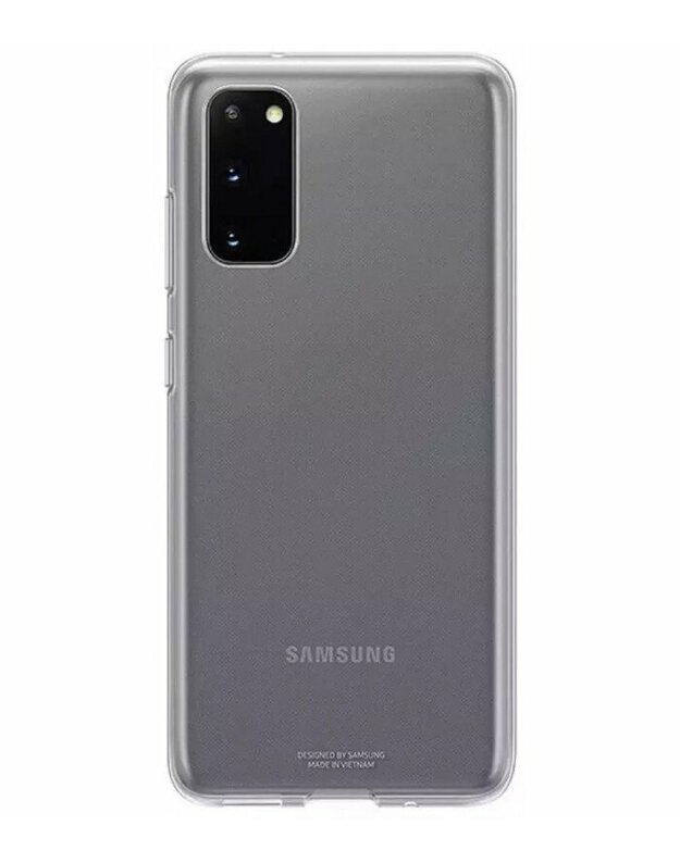 Originalus skaidrus dėklas "Clear Cover" Samsung Galaxy S20 telefonui "EF-QG980TTE"