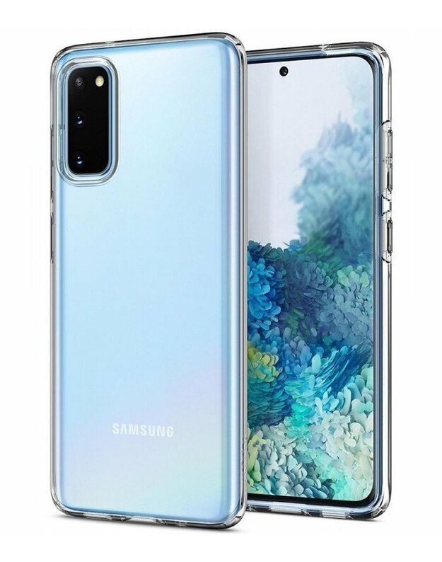 Skaidrus dėklas Samsung Galaxy S20 telefonui "Spigen Liquid Crystal"