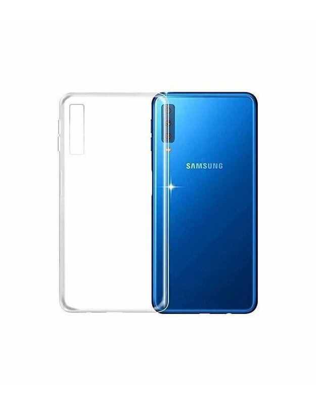 Skaidrus plonas Samsung Galaxy A7 2018 telefonui "Ultra Slim 0,3mm"