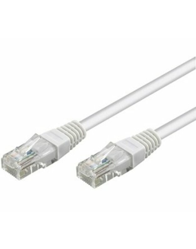Komutacinis kabelis 3m F/UTP Cat5E, baltas