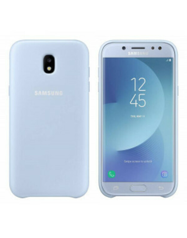 Galinis dėklas Samsung Galaxy J7 2017 dviejų sluoksnių dangtelis EF-PJ730CLEG mėlynas