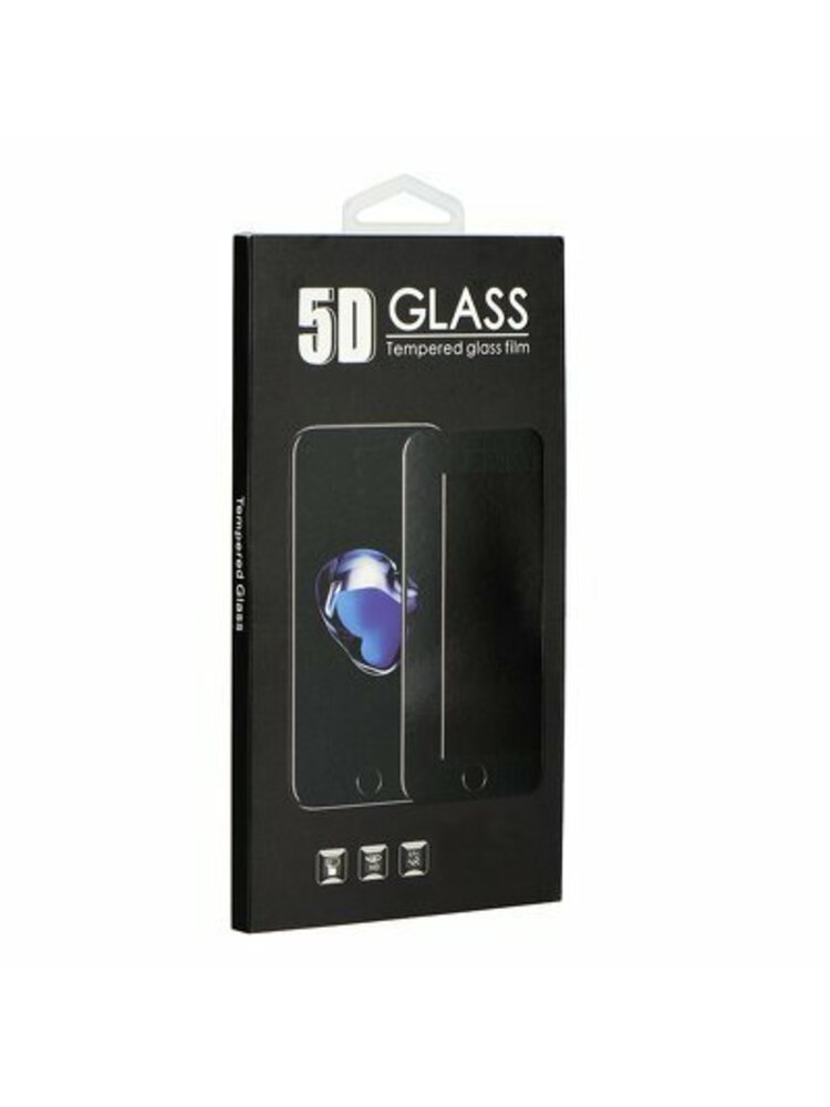 5D grūdintas stiklas - skirtas „Samsung Galaxy A41“ juodas