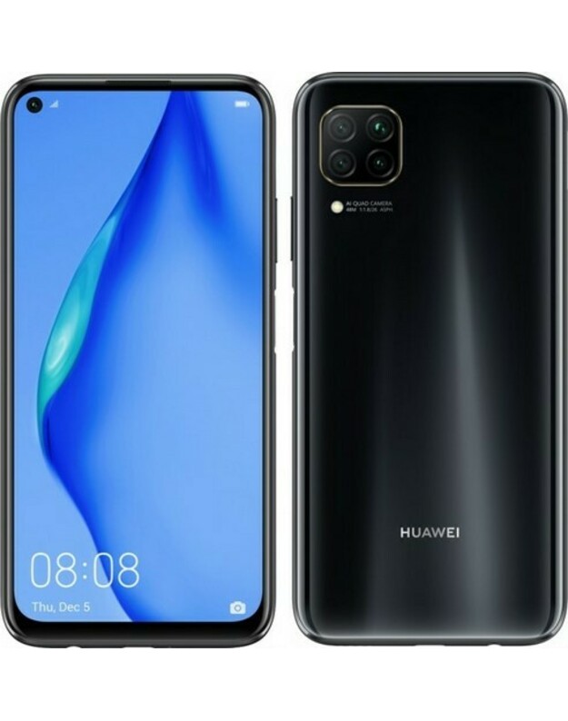Huawei P40 Lite juodas telefonas