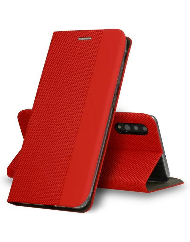 „Xiaomi Mi 10“ / „Mi 10 Pro  knygutės tipo Vennus Sensitive Red“ dėklas 