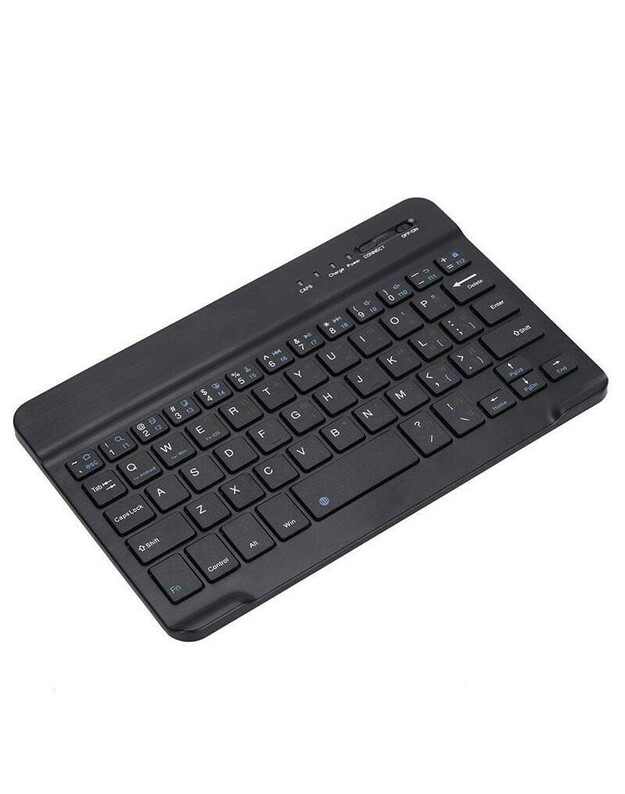 Kakusiga KSC-339 10 colių Bluetooth belaidė klaviatūra, skirta iOS / Android / Windows įrenginiams / juoda