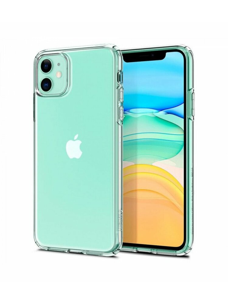 SPIGEN LIQUID CRYSTAL IPHONE 11 CRYSTAL CLEAR,  Dėklas telefonui iPhone 11