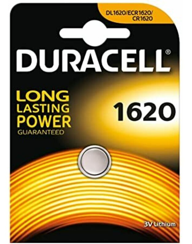 „Duracell CR1620“ ličio 3 V baterija