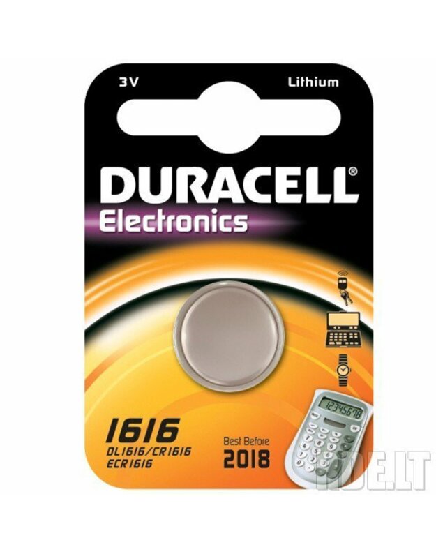 „Duracell CR1616“ ličio 3V baterija