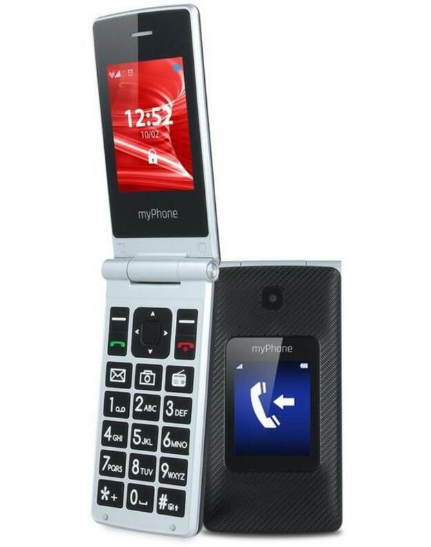 Telefonas MyPhone Tango, Dual SIM sidabras / juodas
