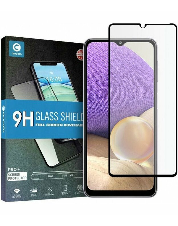 Apsauginis grūdintas stiklas Samsung Galaxy M51 telefonui "Mocolo TG Full Glue"