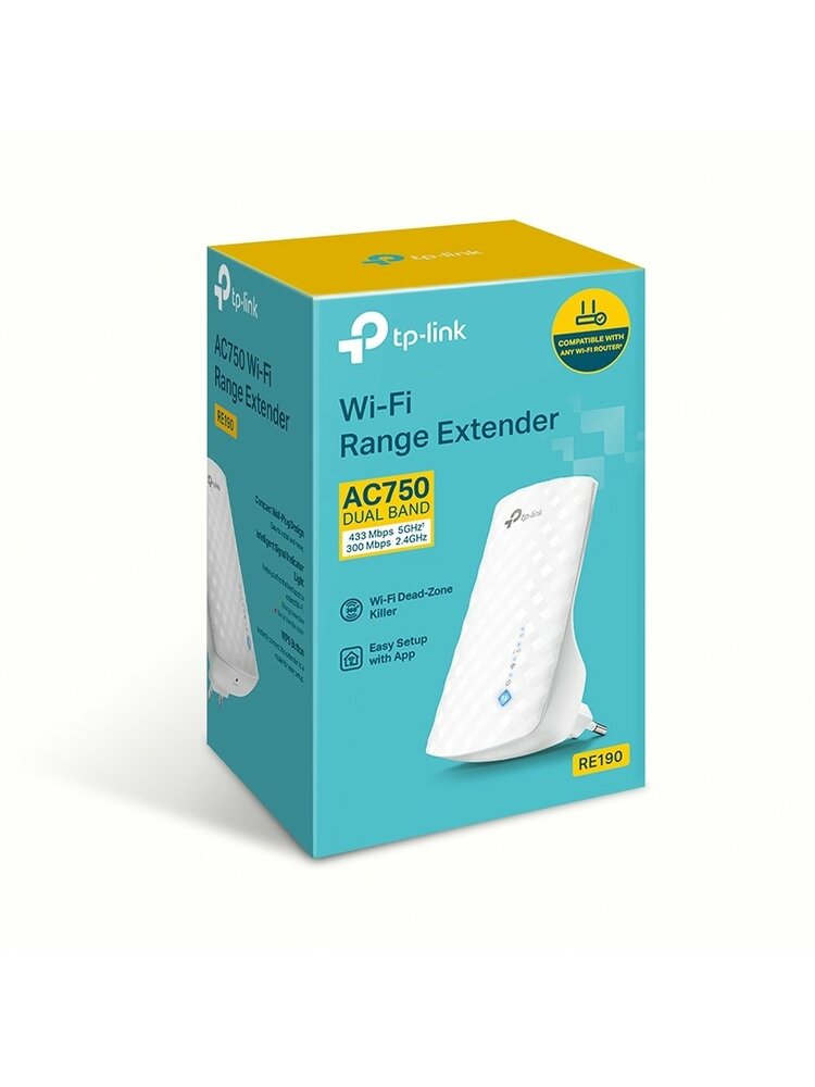 „TP-LINK AC750 Wi-Fi Range Extender“ (RE190)