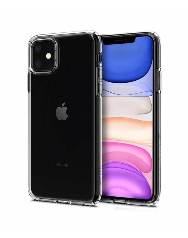 SPIGEN LIQUID CRYSTAL IPHONE 11 CRYSTAL CLEAR,  Dėklas telefonui iPhone 11