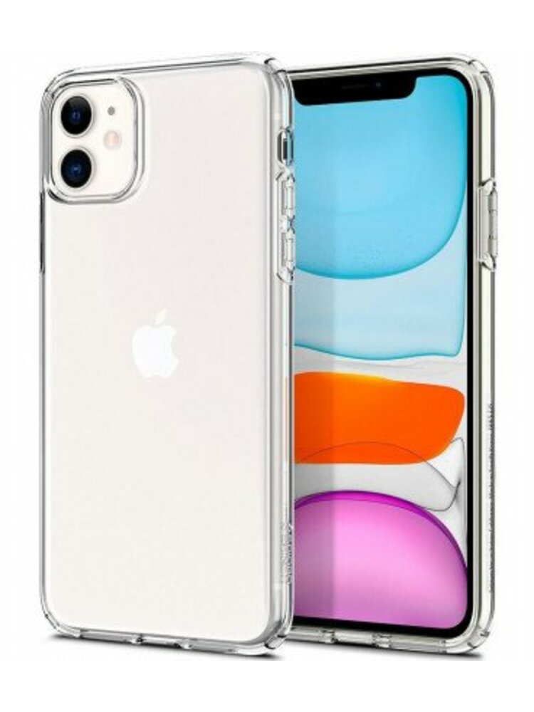 SPIGEN LIQUID CRYSTAL IPHONE 11 CRYSTAL CLEAR,  Dėklas telefonui iPhone 11